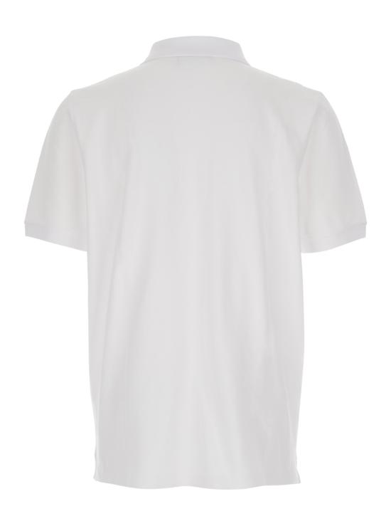 26SS 메종키츠네 폭스 헤드 레귤러 폴로 티셔츠 PM00209KP0002P100 White - MAISON KITSUNE