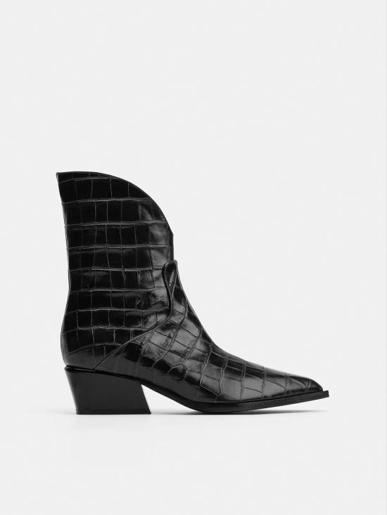 25FW 포에베 부츠 MLUZ08MOIRANERO Black