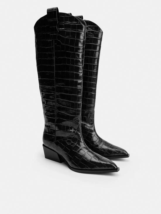 25FW 포에베 부츠 MLUZ12NERO Black - POEVE