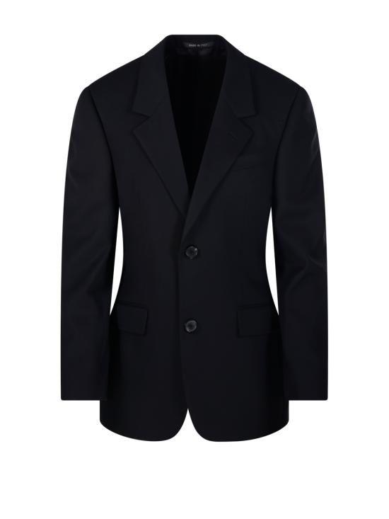 25FW 발렌시아가 스탠다드 테일러드 자켓 850772 TPT07 1038 NEW BLACK