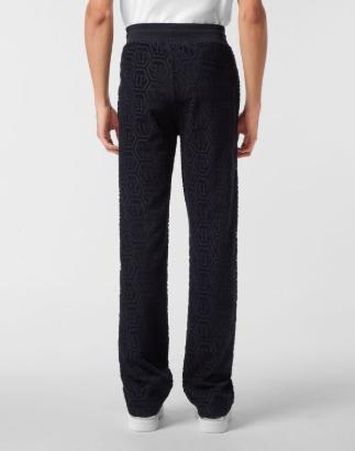 25FW 필립 플레인 스트레이트 팬츠 MJT2658 PTE021N 24 Blue - PHILIPP PLEIN