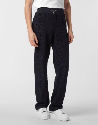 25FW 필립 플레인 스트레이트 팬츠 MJT2658 PTE021N 24 Blue - PHILIPP PLEIN