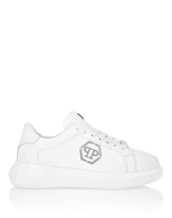25FW 필립 플레인 드레스 슈즈 USC0804 PLE075N 01 White - PHILIPP PLEIN