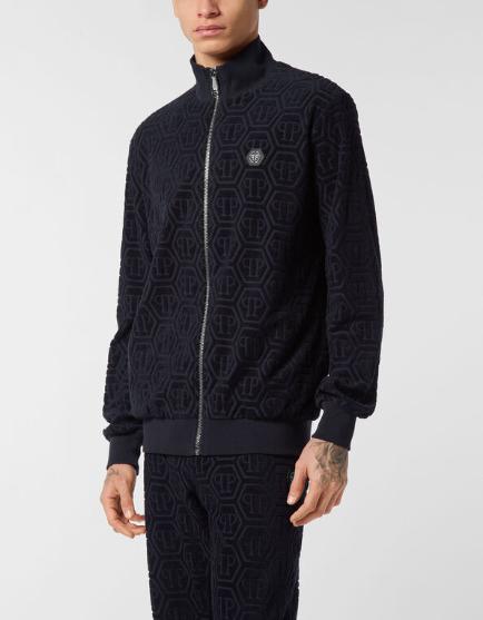 25FW 필립 플레인 긴팔 티셔츠 MJB3769 PTE021N 24 Blue - PHILIPP PLEIN