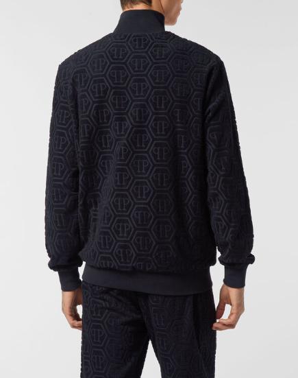 25FW 필립 플레인 긴팔 티셔츠 MJB3769 PTE021N 24 Blue - PHILIPP PLEIN