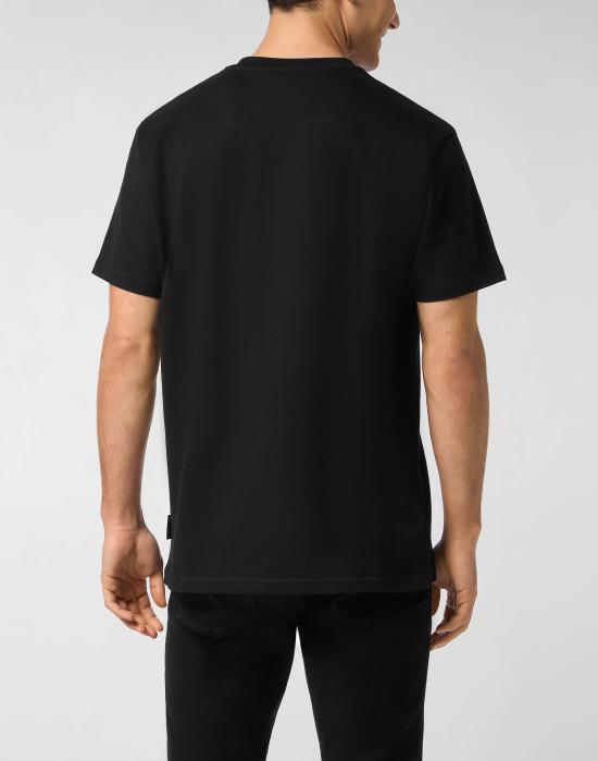 25FW 필립 플레인 반팔 티셔츠 MTK8478 PJY002N Black - PHILIPP PLEIN