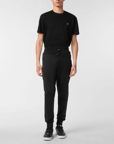 25FW 필립 플레인 스트레이트 팬츠 MJT2661 PTE003N 02 Black - PHILIPP PLEIN