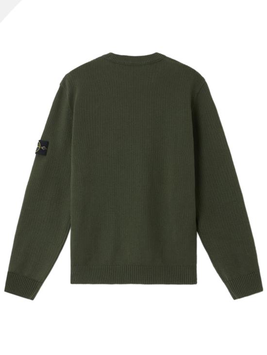 25FW 스톤 아일랜드 윈터 코튼 크루넥 점퍼 K2S155100049S00A2V0054 MILITARY GREEN DOM - STONE ISLAND