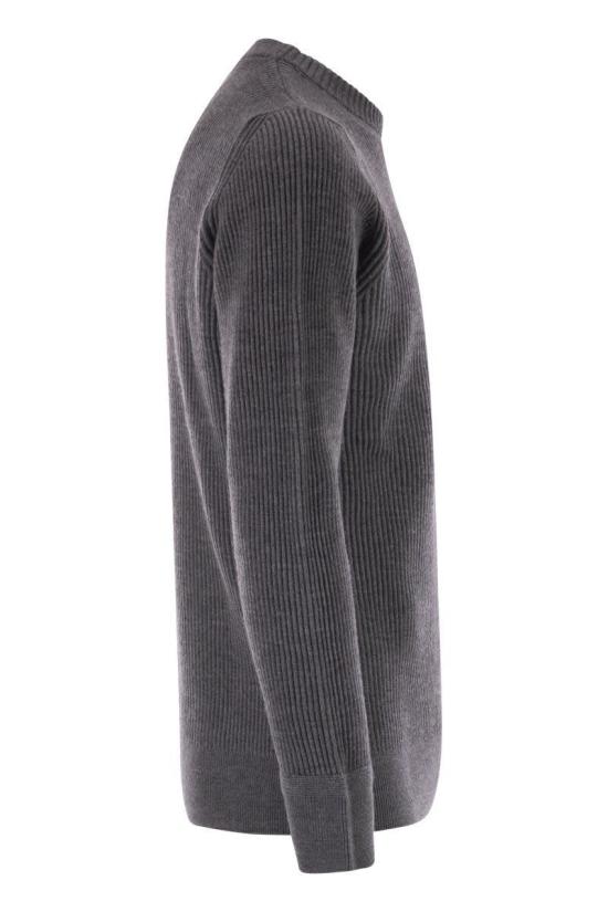 25FW 스톤 아일랜드 스웨터 K2S155100053S00C2V0M67 DARK GRAY MELANGE DOM - STONE ISLAND