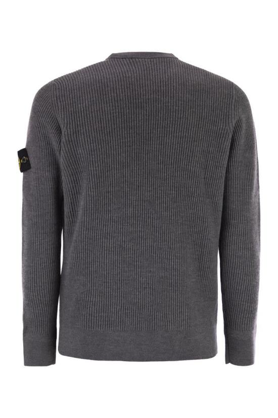 25FW 스톤 아일랜드 스웨터 K2S155100053S00C2V0M67 DARK GRAY MELANGE DOM - STONE ISLAND