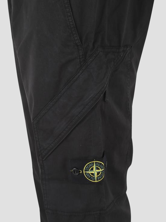 25FW 스톤 아일랜드 스트레이트 팬츠 K2S153100003S0010V0029 BLACK DOM - STONE ISLAND