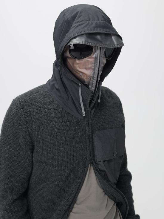 25FW 씨피 컴퍼니 램스울 믹스드 익스플로러 스웨터 19CMKN245A110149M 978 Blue - C.P. COMPANY