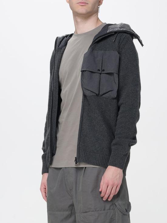 25FW 씨피 컴퍼니 램스울 믹스드 익스플로러 스웨터 19CMKN245A110149M 978 Blue - C.P. COMPANY