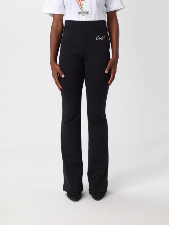 25FW 모스키노 스트레이트 팬츠 03558235 1555 Black