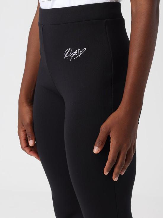 25FW 모스키노 스트레이트 팬츠 03558235 1555 Black - MOSCHINO