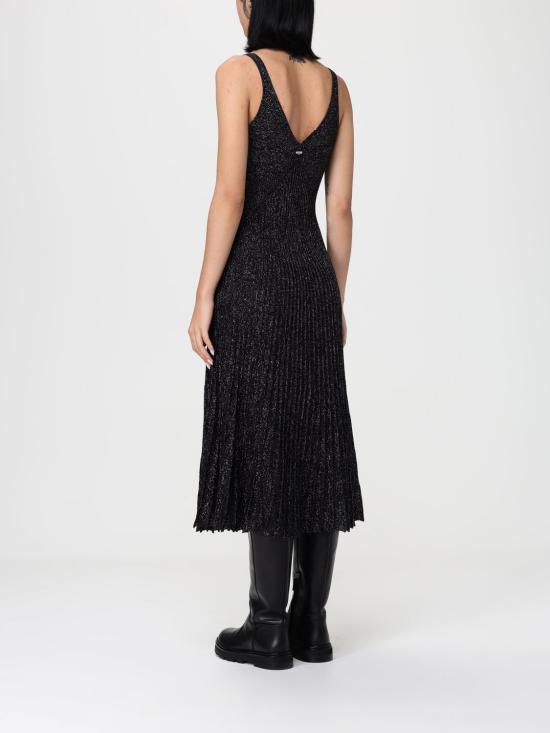 25FW 모스키노 롱 원피스 04938205 1555 Black - MOSCHINO