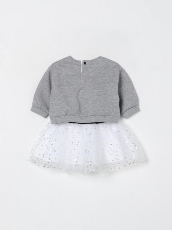 25FW [키즈] 칼라거펠트 오버롤 Z30650 M51 Grey - KARL LAGERFELD