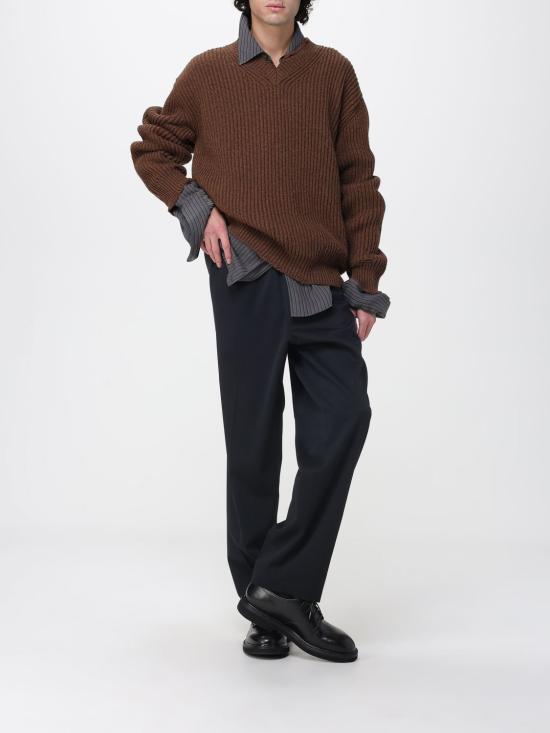 25FW MM6 메종마르지엘라 스웨터 SH0HN0003M13138 142M Brown - MM6 MAISON MARGIELA