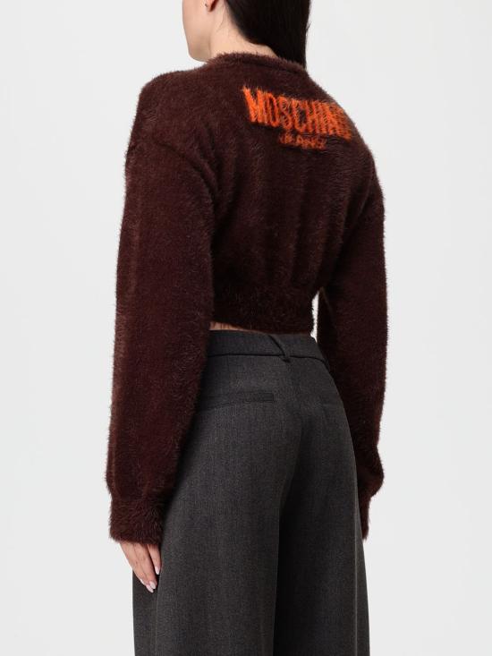 25FW 모스키노 스웨터 09178202 1095 Brown - MOSCHINO