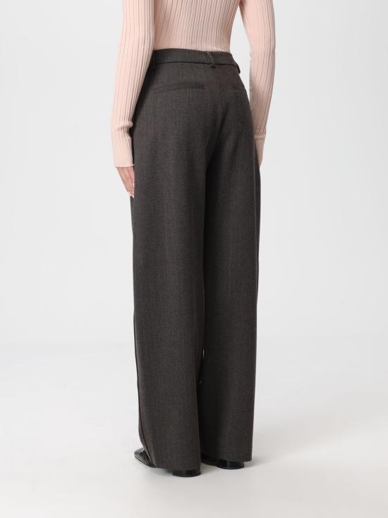 25FW 모스키노 스트레이트 팬츠 03048218 1103 Brown - MOSCHINO