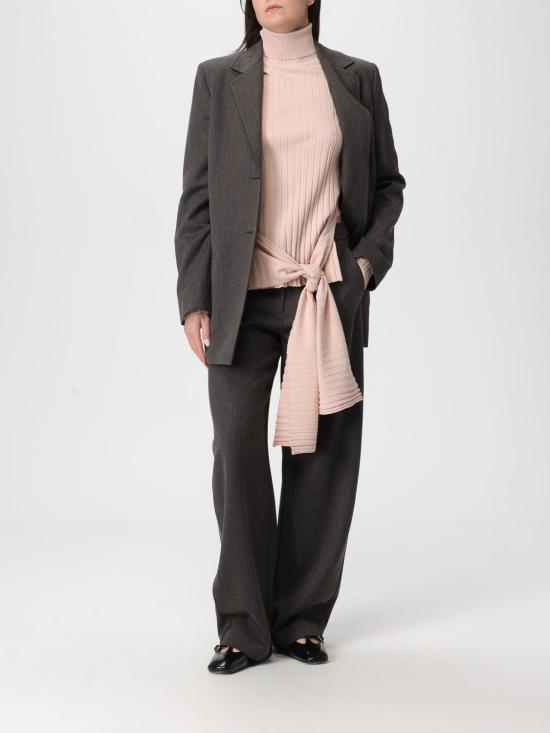 25FW 모스키노 스트레이트 팬츠 03048218 1103 Brown - MOSCHINO