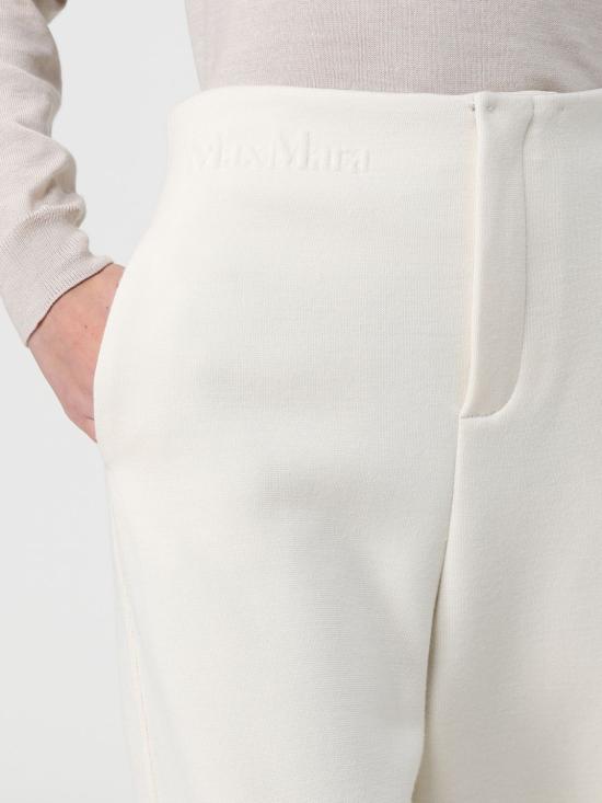 25FW 막스마라 스트레이트 팬츠 2521786039600 001 Ivory - MAX MARA