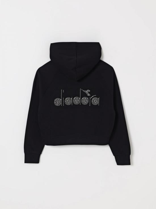 25FW [키즈] 디아도라 헤리티지 풀오버 F5DIJGHS068 110 Black - DIADORA HERITAGE