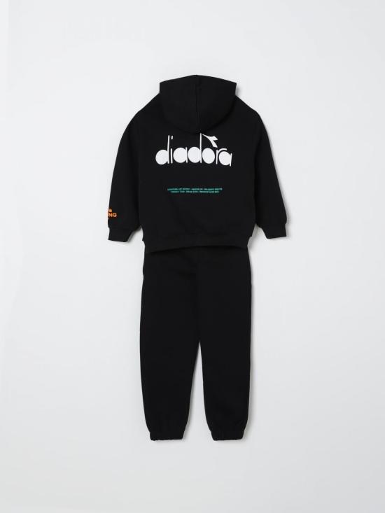 25FW [키즈] 디아도라 헤리티지 캐주얼 세트 F5DIBBTP044 110 Black - DIADORA HERITAGE