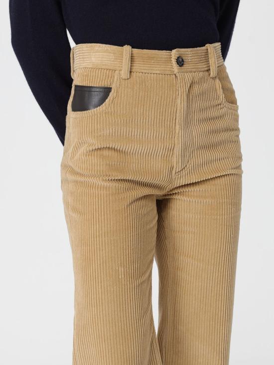 25FW 보테가베네타 스트레이트 팬츠 845554V4CY0 1434 Beige - BOTTEGA VENETA