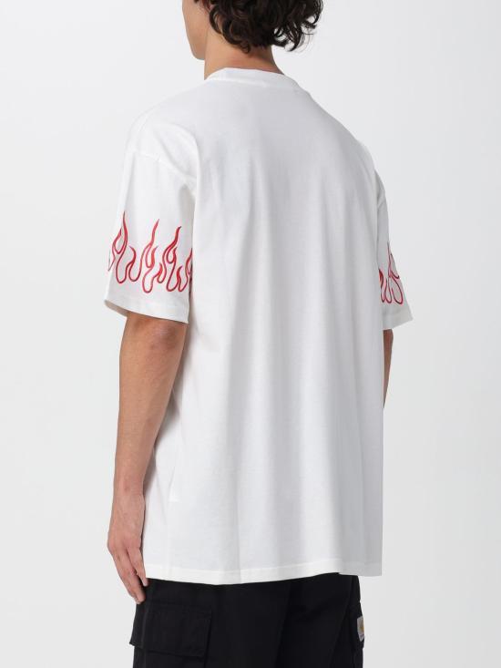 25FW 비전오브슈퍼 반팔 티셔츠 VS024TE OFF WHITE RED White - VISION OF SUPER