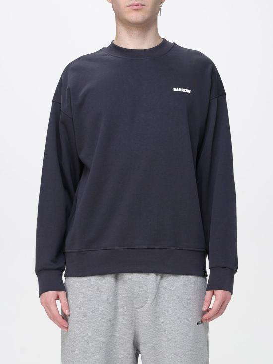 25FW 바로우 긴팔 티셔츠 F5BWUASW069 251 Charcoal