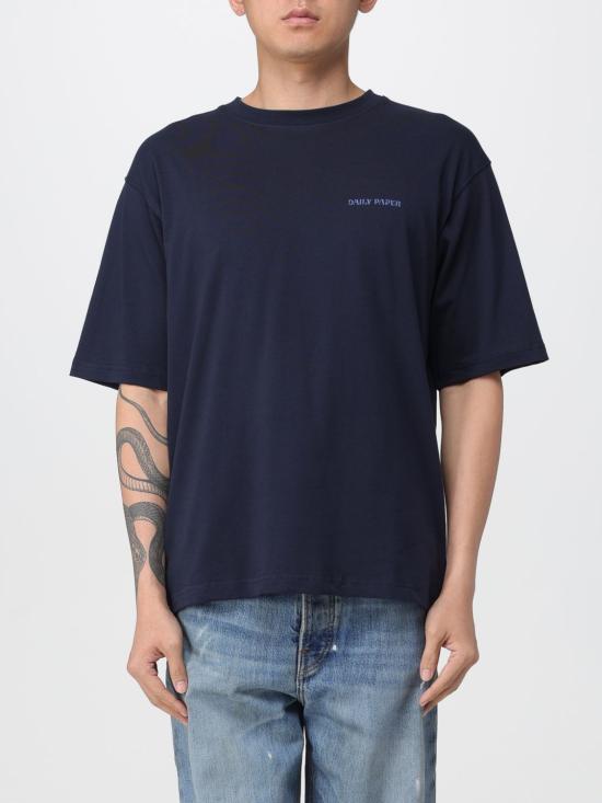 25FW 데일리 페이퍼 반팔 티셔츠 2521053 SKY CAPTAIN Blue