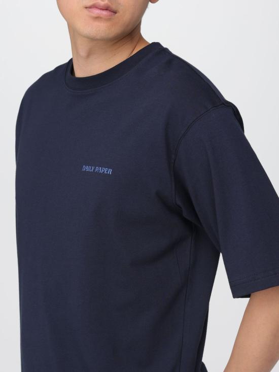 25FW 데일리 페이퍼 반팔 티셔츠 2521053 SKY CAPTAIN Blue - DAILY PAPER