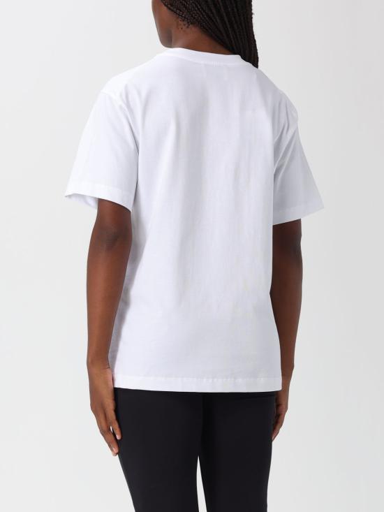 25FW 모스키노 반팔 티셔츠 07138236 2001 White - MOSCHINO