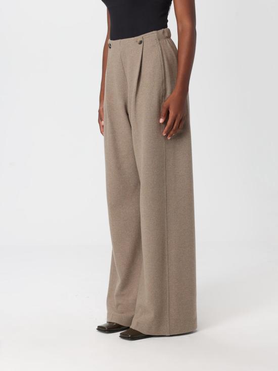 25FW 막스마라 스트레이트 팬츠 2521786059600 002 Beige - MAX MARA