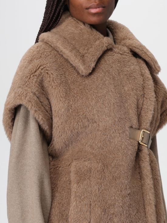 25FW 막스마라 뉴아바보4 테디 케이프 2524736162600 005 Beige - MAX MARA