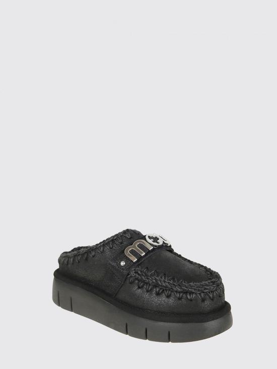 25FW 모우 뮬/슬리퍼 FW531001B CBK Black - MOU