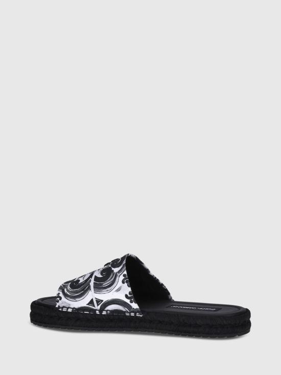 25FW 돌체앤가바나 뮬/슬리퍼 A80544AJ235 IU3TN Black - DOLCE & GABBANA