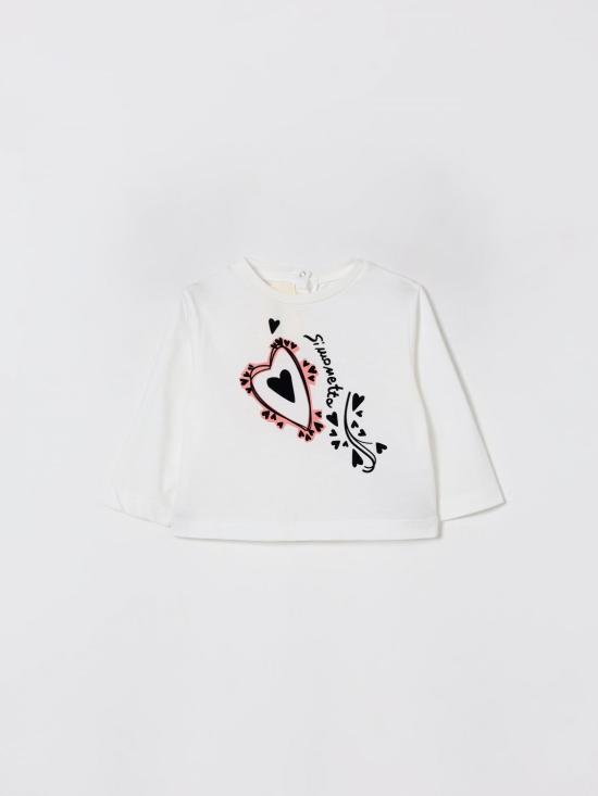 25FW [키즈] 시모네타 티셔츠 SX8000J0177 101 Ivory