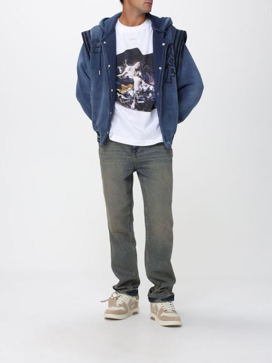 25FW 오프화이트 반팔 티셔츠 OMAA120F25JER00R 0116 White - OFF WHITE