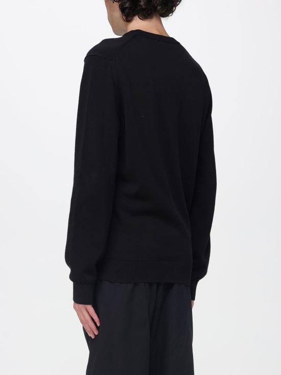 25FW 라코스테 크루넥 스웨터 AH1985 031 Black - LACOSTE