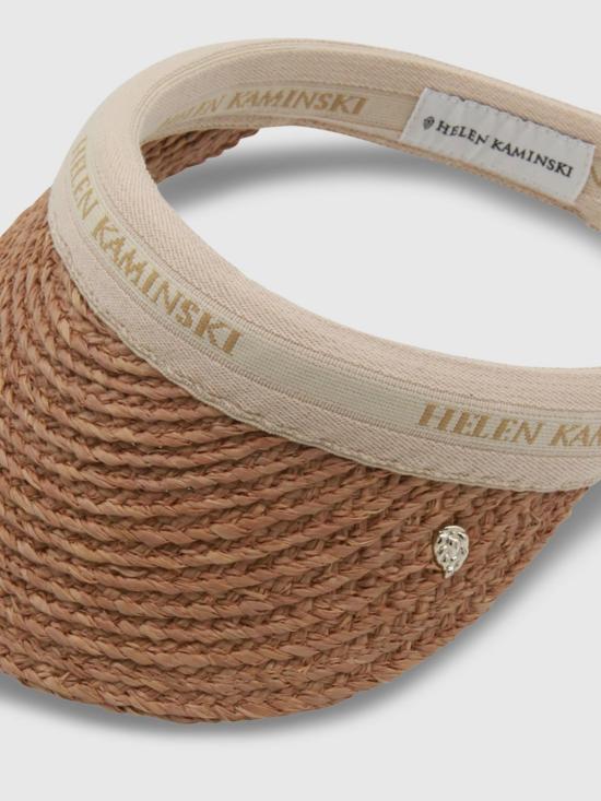 25FW 헬렌카민스키 버킷햇 HAT52204 Nougat Natural Logo Hazel - HELEN KAMINSKI