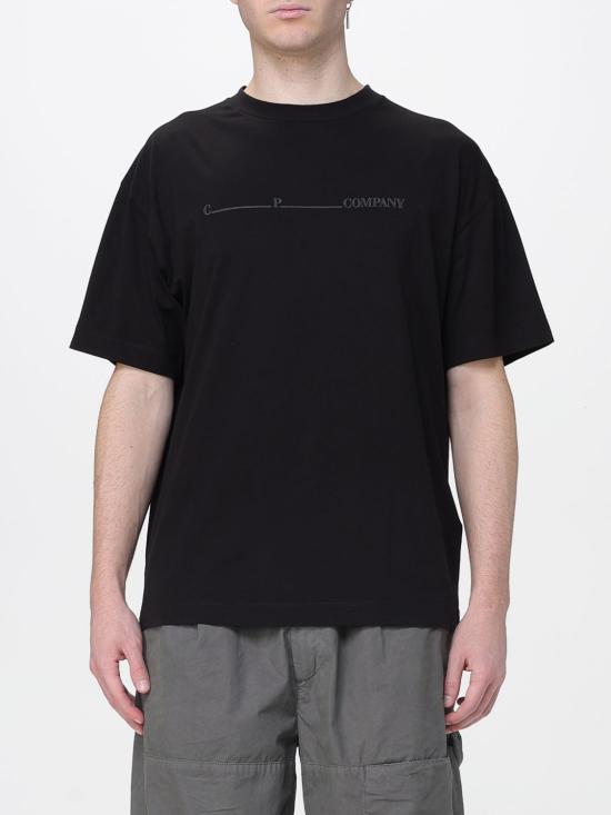 25FW 씨피 컴퍼니 반팔 티셔츠 19CMTS109A005100W 999 Black