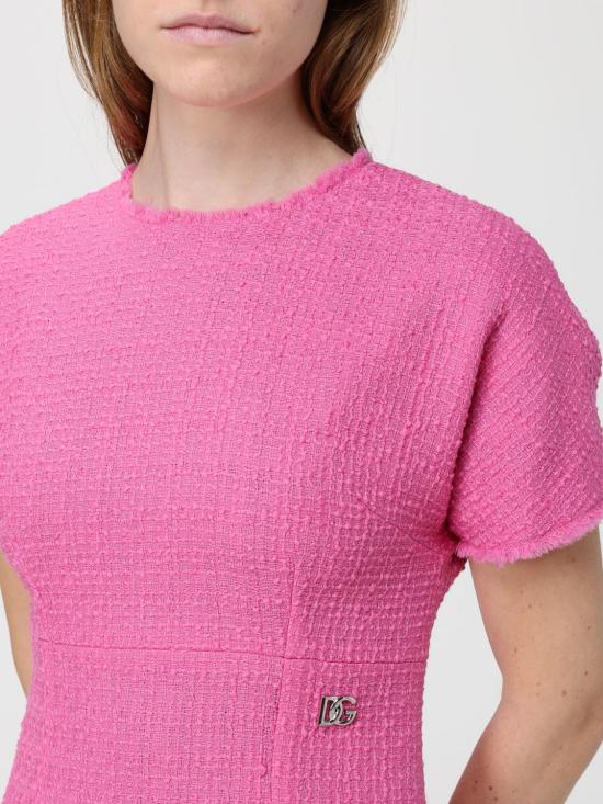 25FW 돌체앤가바나 롱 원피스 F6ARVTFMMHN F0758 Pink - DOLCE & GABBANA