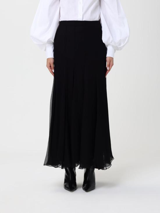 25FW 끌로에 롱 스커트 CH25WJU20001 001 Black