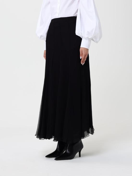 25FW 끌로에 롱 스커트 CH25WJU20001 001 Black - CHLOE