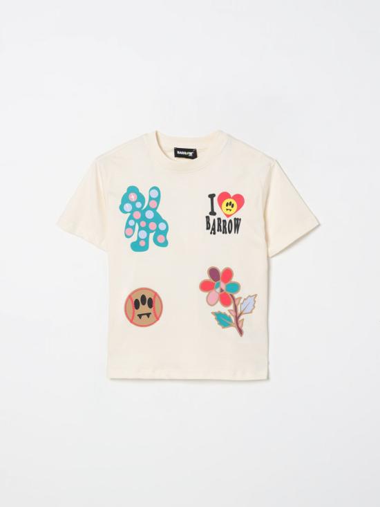 25FW [키즈] 바로우 티셔츠 F5BKJGTH190 013 Natural