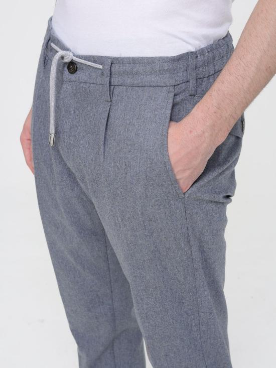 25FW 일레븐티 트레이닝/조거 팬츠 L75PANB21TES0H027 08 Gnawed Blue - ELEVENTY