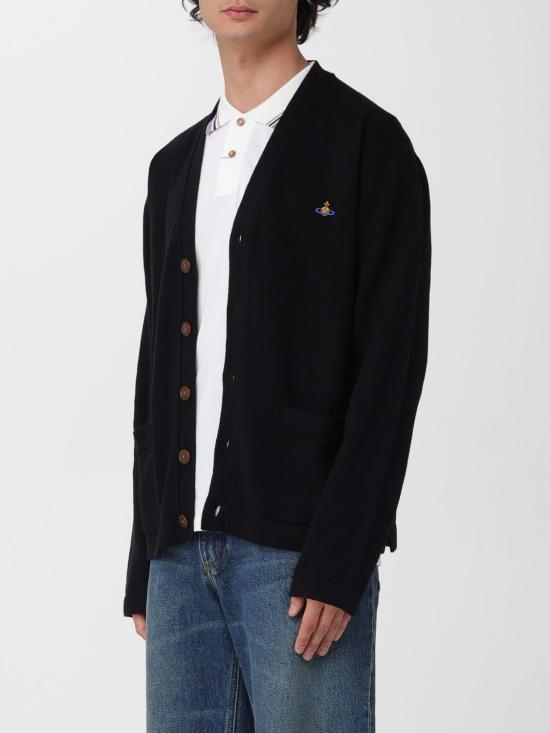 25FW 비비안웨스트우드 스웨터 27010014Y0021 N401 Black - VIVIENNE WESTWOOD