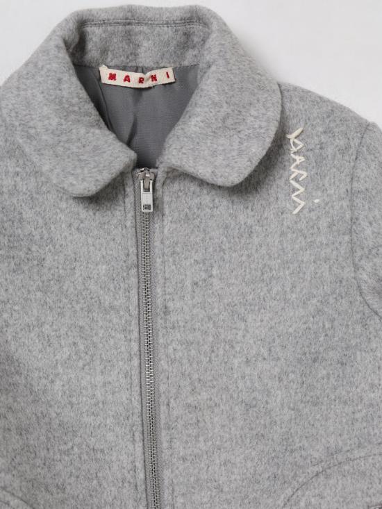 25FW [키즈] 마르니 코트 M01494M00VP 0M923 Black - MARNI